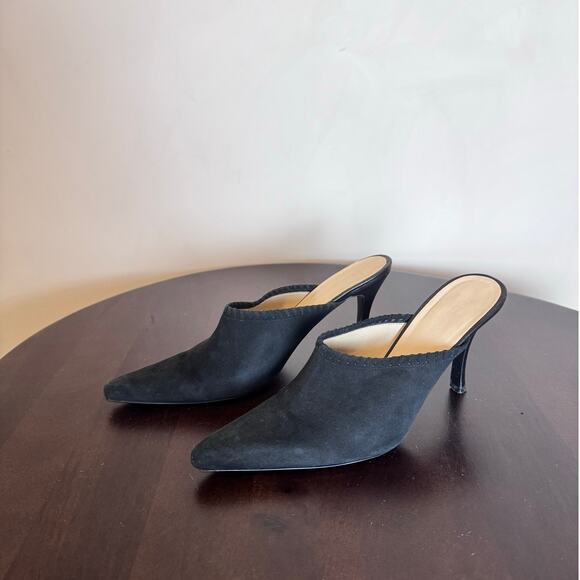 BCBGirls Maxazria Y2K Suede Mules - Size 7.5 - Picture 3 of 5